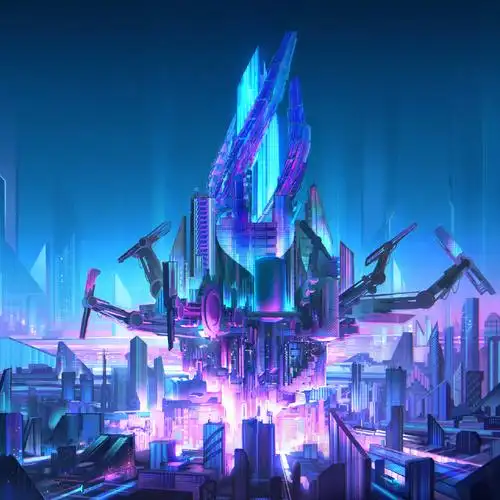 荷兰概念艺术家leontukker超科幻的赛博朋克设计