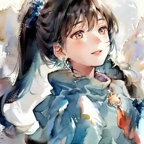 独自微笑的棕眼女孩珠宝与耳环