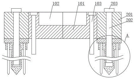 一种送电线路钢管杆的接地装置