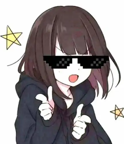 求大神把这个头像的头发p成绿色,谢谢!