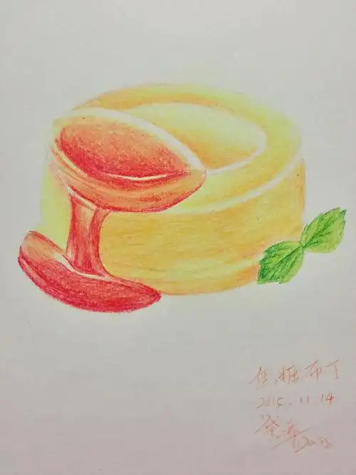 再不学画画我们就老了·我的第一本彩铅书73焦糖布丁