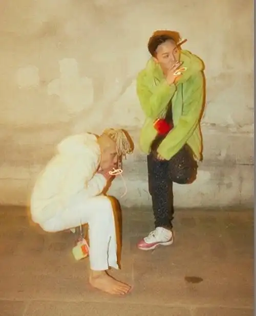 考古 权志龙与烟