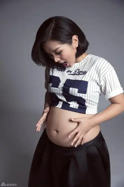 那些明星孕照写真_新浪图片