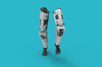 未来科幻 机器人腿 机甲 战士 机械腿 机器腿 机械义肢 人工智能 ai