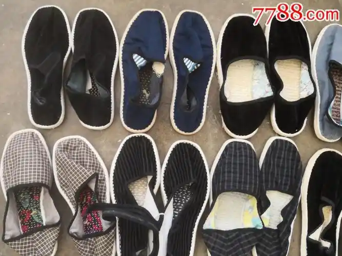 80年代左右手工拉底女式布鞋17双