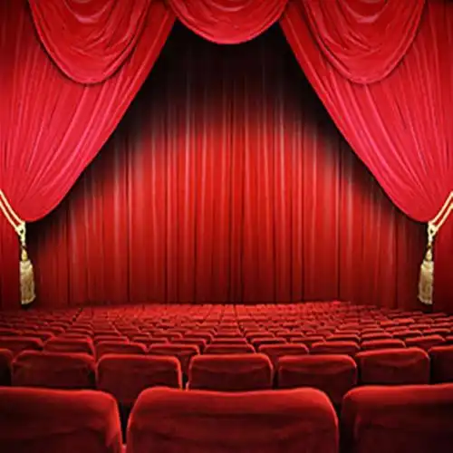 大型电动舞台幕布定做演出剧院阻燃幕布厂家大小型6868文艺晚会