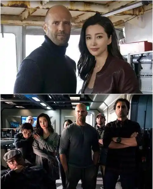 《巨齿鲨》曝剧照,杰森斯坦森大战史前鲨鱼,李冰冰饰女一号_海沟_影片