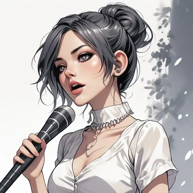 精选唱歌头像90 想为你的社交账号换个新头像吗?