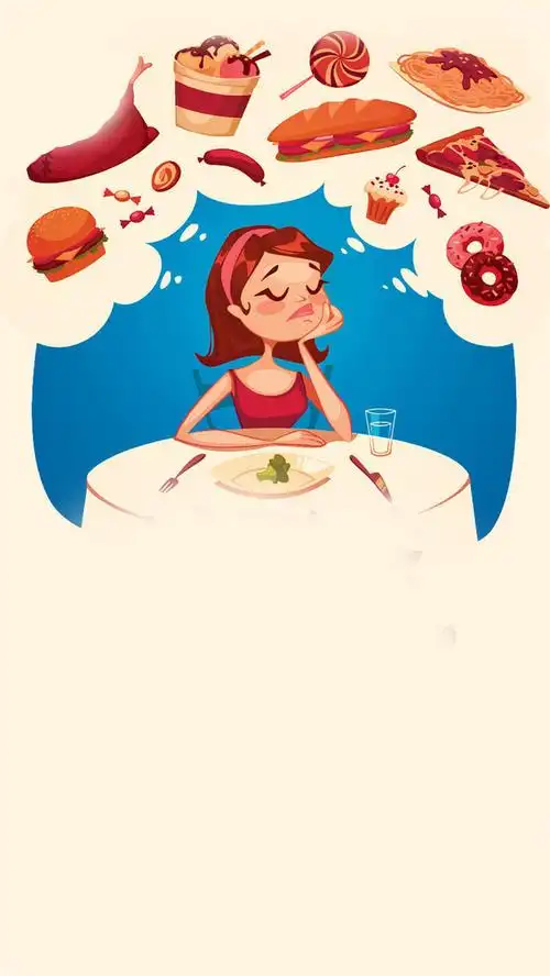 简约小清新减肥季h5背景素材