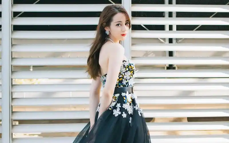 迪丽热巴性感抹胸露背裙壁纸-美女壁纸-高清美女图片-第5图-娟娟壁纸