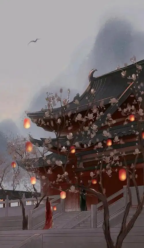 国风人物系列壁纸是一种以中国传统风格为基调,以各色精美的人物画