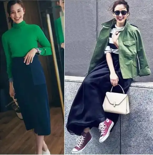 戒不了的"藏蓝色",春季这样搭配,气质胜过所有表面的美!