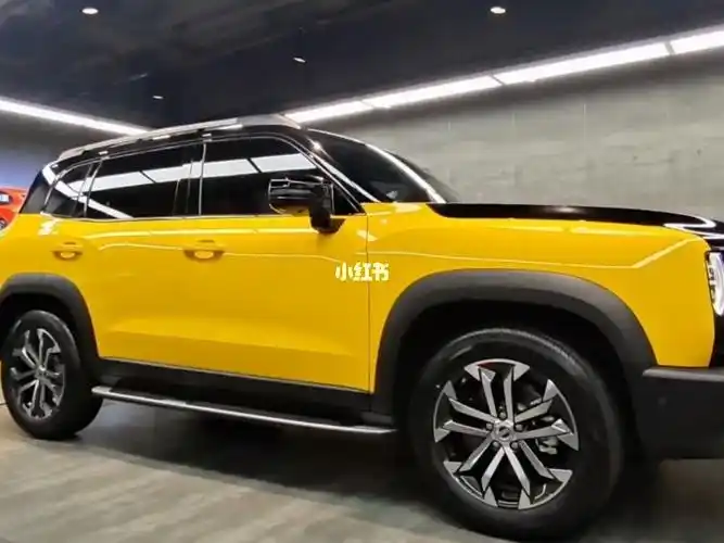 长城大狗ax高亮黄配钢琴黑拼色改色