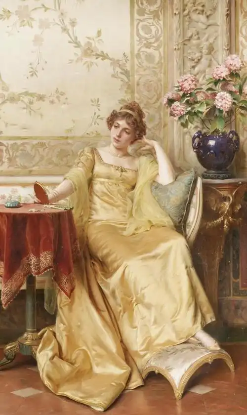 0627_mh-b17-19世纪欧洲宫廷油画图集_真迹扫描大图超高清书画图片