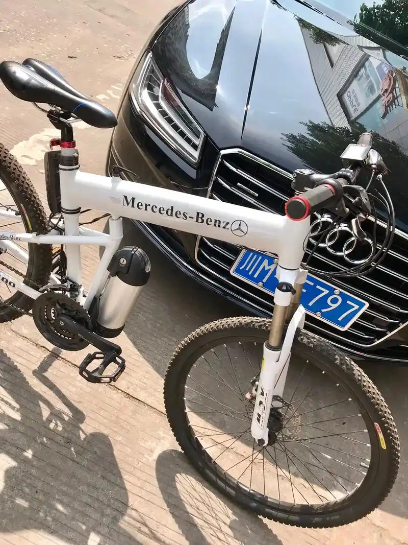几年前购买的奔驰品牌无级变速 电动及折叠功能自行车,总共才骑 - 抖