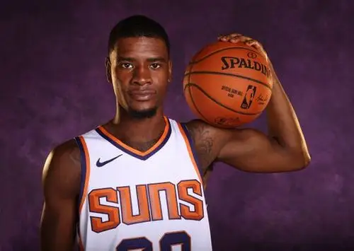 phoenix suns forward josh jackson during media day at talking