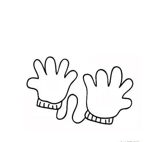 手套简笔画ppt