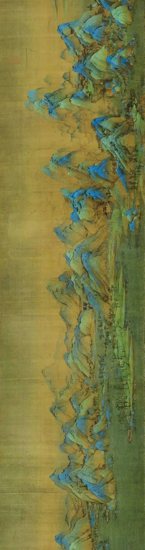 原创王希孟出圈作品千里江山图高清欣赏