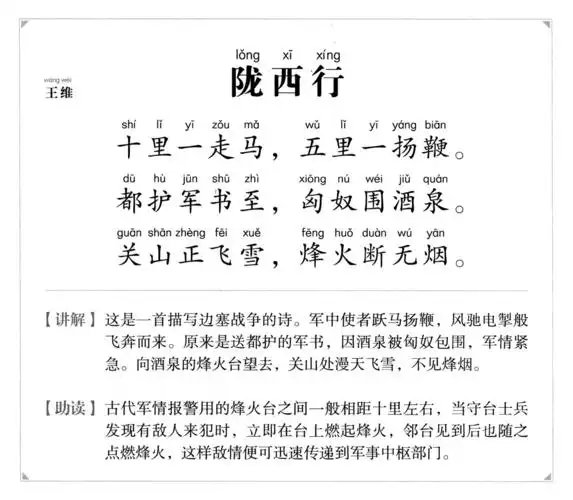 68.唐诗-陇西行 从军行 塞下曲