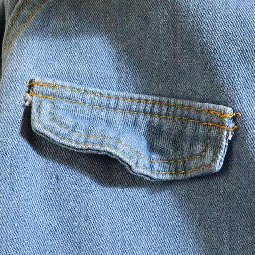 春秋男牛仔外套夹克男外套水洗金属2纽扣d32