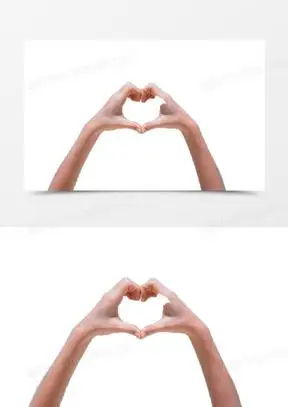 爱心动作的手势