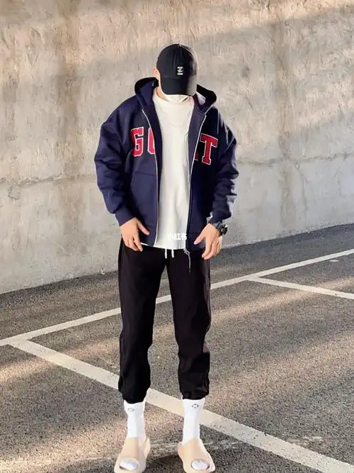 潮酷男生复古风穿搭ootd180男生