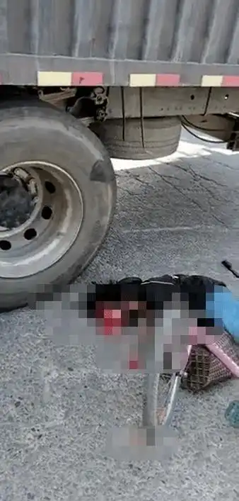 痛心!寒假刚开始一女孩头部被货车碾碎,现场惨不忍睹