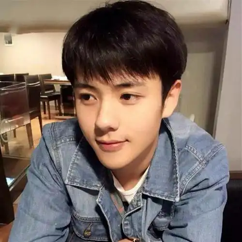 假发假发男士韩版帅气男生逼真短发假发自然蓬松齐碎刘海学生短发 偏