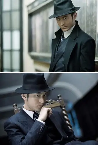 上海滩许文强帽子演出摄影巴拿马毡帽西服风衣英伦绅士礼帽复古男