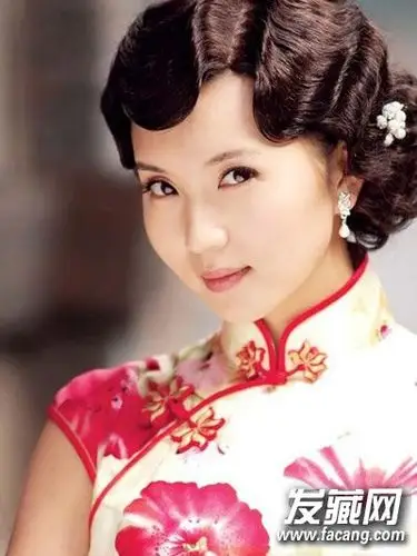 看了那么多民国剧 手推波纹卷发原来这么美(5)