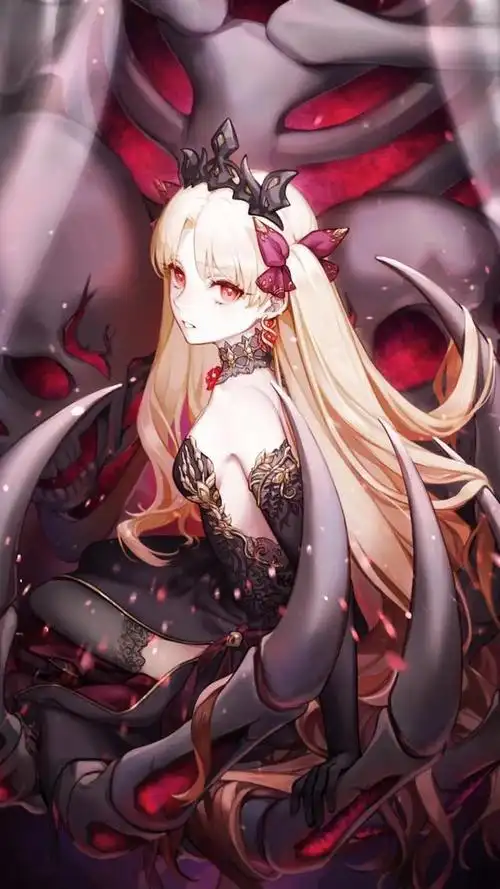 暗黑动漫御姐微丧背景图〈制作不意,拿图点赞〉(暗黑系动漫女生壁纸)