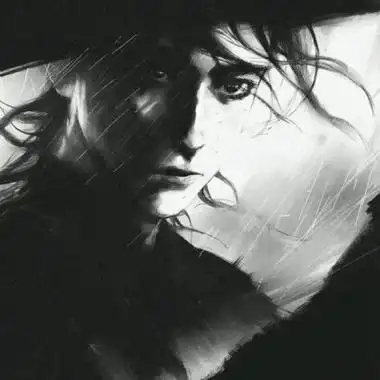 动漫头像男生武侠高清水墨风格的古风武侠剑客头像微信图片