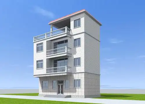 12x11 三层半农村自建房布置图平面图户型图外观图