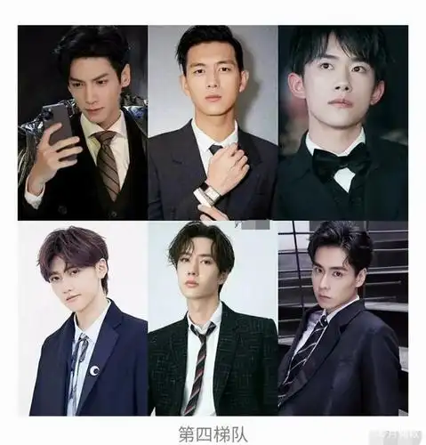 网友将当红男明星分为六个颜值梯队,你觉得谁的排名有问题?