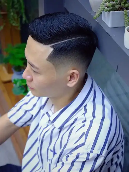 绅士渐变发型#男士发型