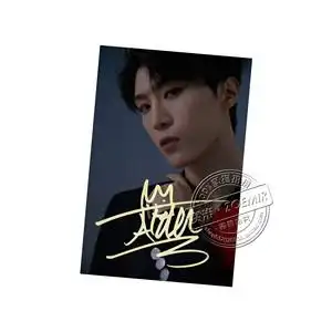 现货 nine percent 乐华七子 范丞丞 亲笔签名 宣传照片 6寸 e款