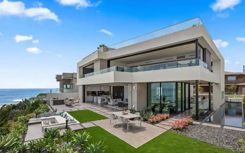 加州la jolla的高级一线海景现代别墅 | 壕宅系列1417_哔哩哔哩 (゜