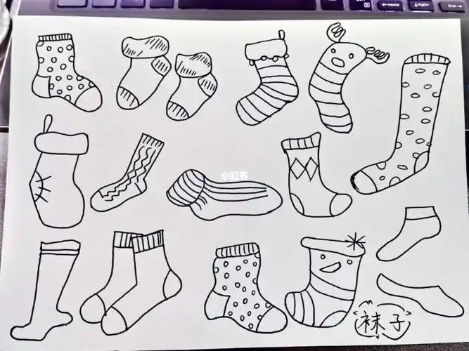 袜子图片简笔画袜子图片简笔画冬季
