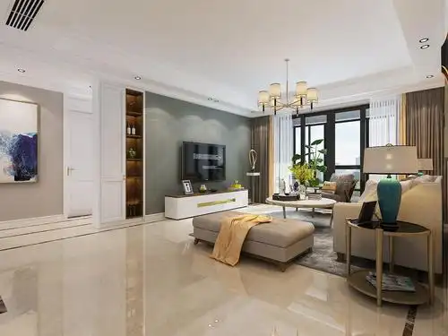 140平现代风格家装设计 - 效果图交流区-建e室内设计网