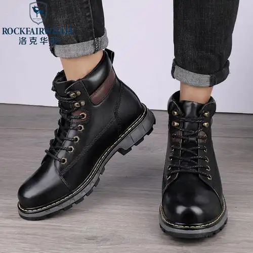 洛克华菲(rock fairwhale)男士皮靴r9128报价_参数_图片_视频_怎么样