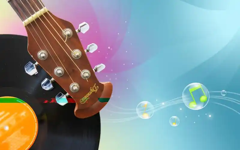 矢量音乐合成动感桌面壁纸