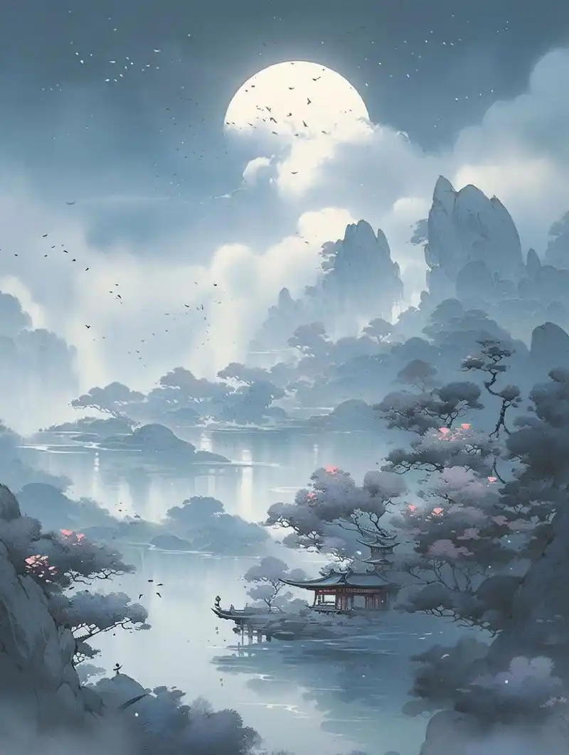 古风壁纸|淡雅水墨风壁纸 淡雅风格的小背景图