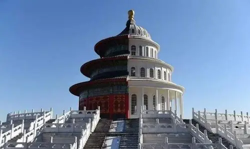 我国最实用的建筑,位于影视城内,中西合璧便于拍摄