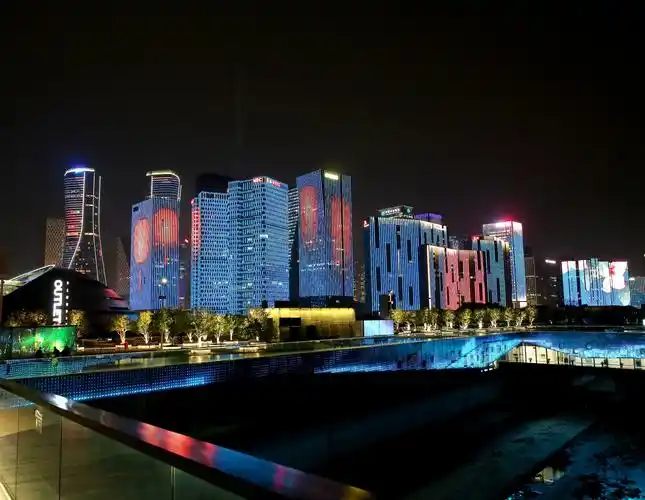 杭州钱江新城夜景