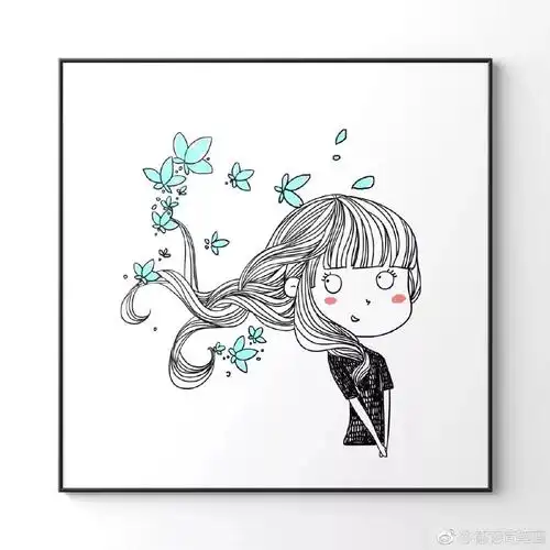 线条的流畅不要断断续续的这不仅影响画面整体美观也会给自己以后画画