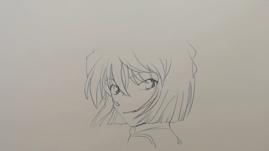 【教程】名侦探柯南-灰原-16分钟速写-「超级绘画力」