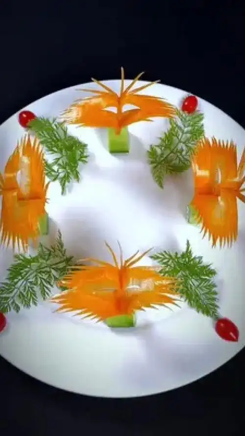 蝴蝶摆盘好看又简单#创意盘饰 #厨师 #吃出仪式感 #蝴蝶 #厨师刀