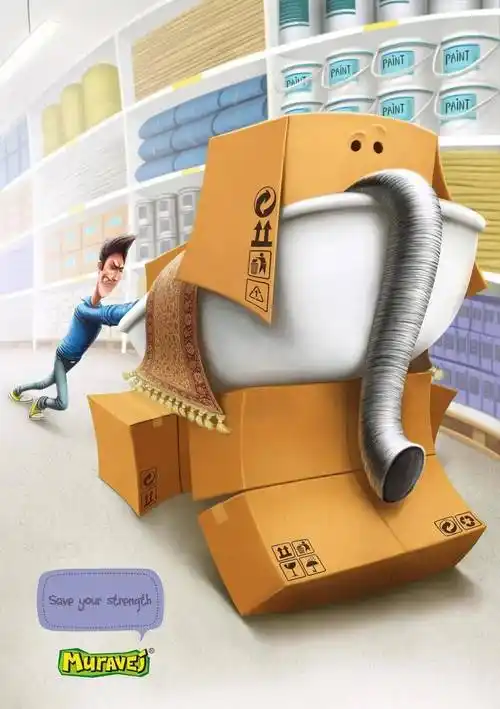 夸张的广告创意设计案例展示