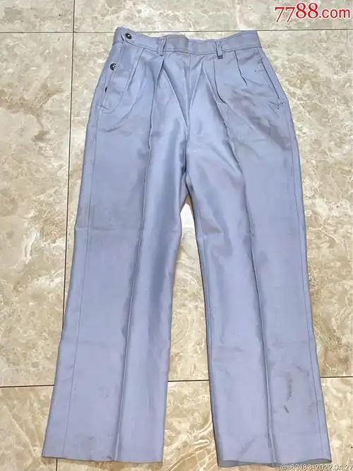 怀旧服饰收藏八十年代全新侧扣女裤抖音影视拍摄