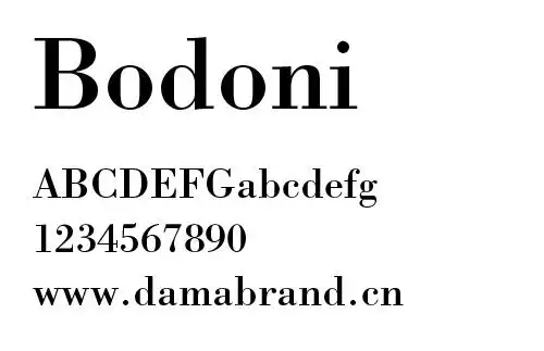 平面设计最常用的6种英文字体